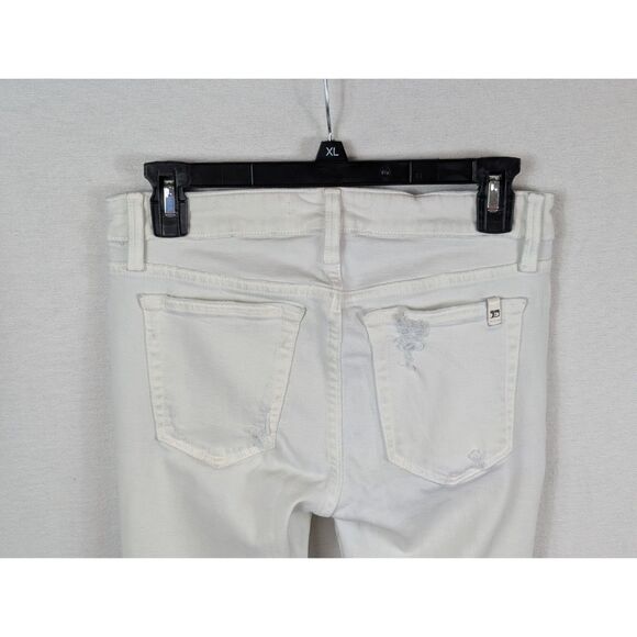 Joe's Jeans Nadeen Skinny Ankle Distressed Jeans White Women's Size 27 - Picture 7 of 13